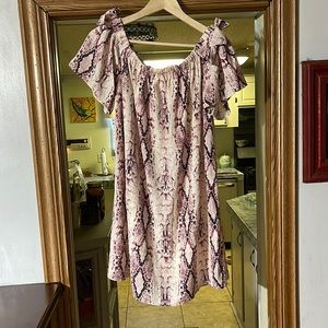 Off the shoulder dress